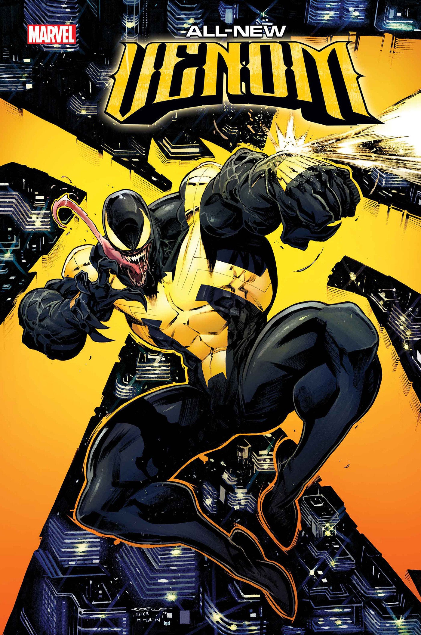 All New Venom #1 Iban Coello Gold Foil Variant