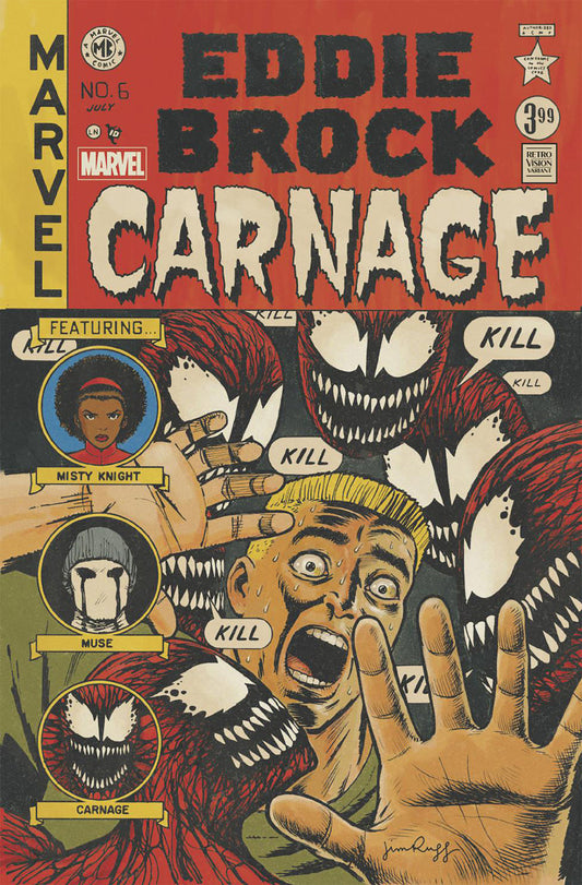 Eddie Brock: Carnage (2025) #6 Jim Rugg Retrovision Variant