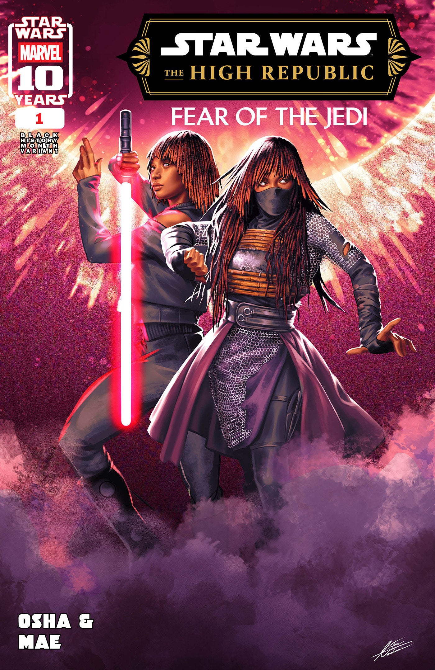 Star Wars: High Republic - Fear Of The Jedi (2025) #1 Mateus Manhanini Black History Month Variant