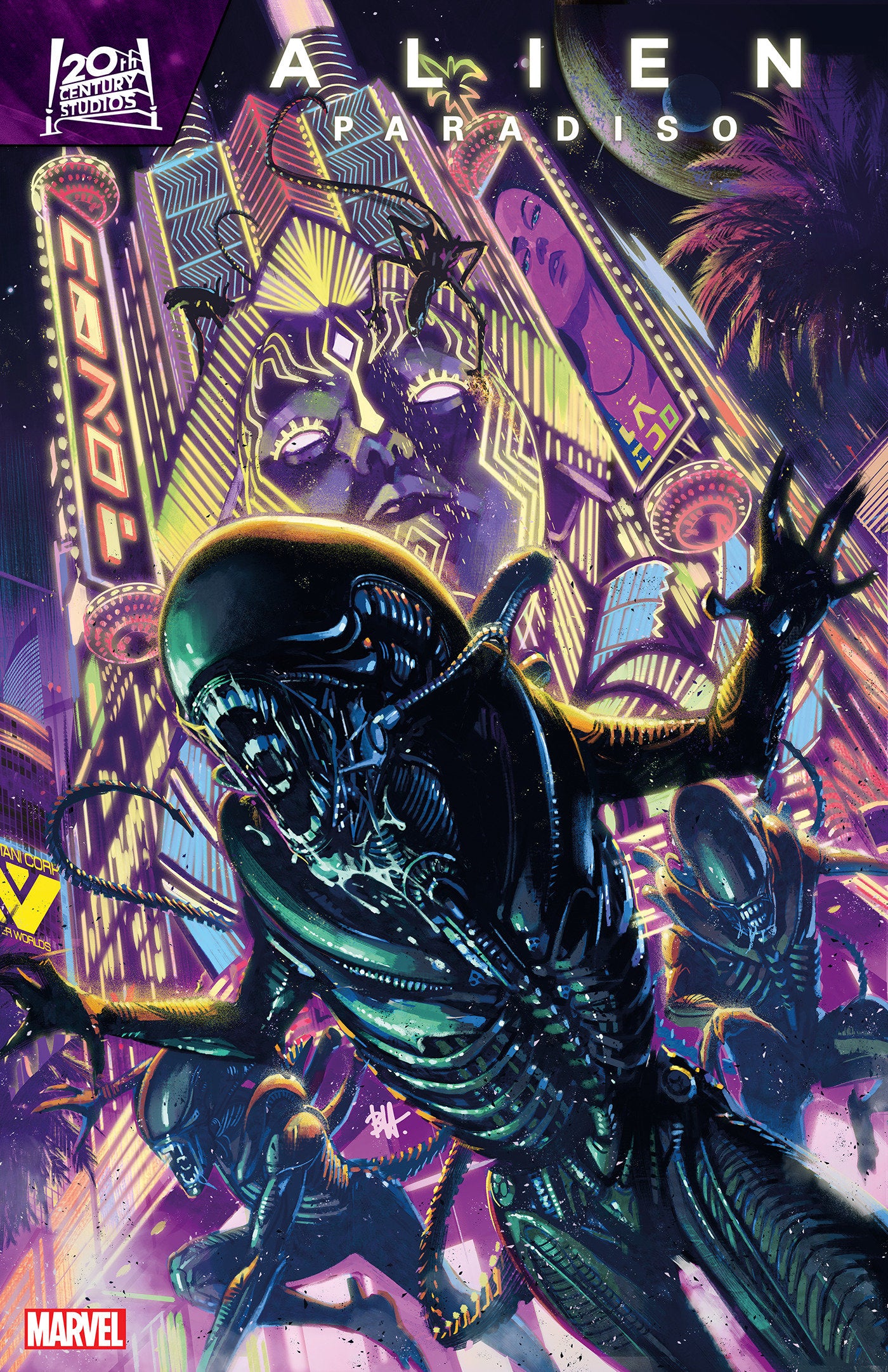 Alien: Paradiso #1 Ben Harvey Variant