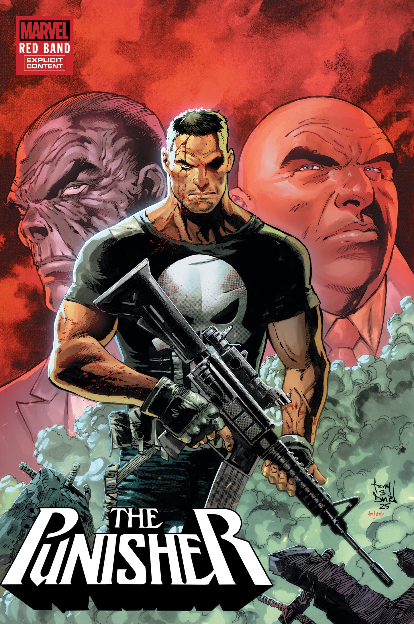 Punisher: Red Band #3 Tony Daniel 1:25 Variant [Polybagged]