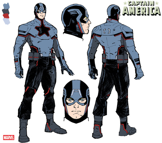 Captain America (2025) #2 Valerio Schiti 1:10 Design Variant