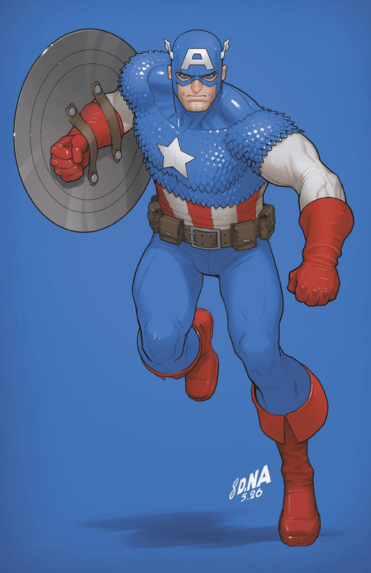 Captain America #13 David Nakayama Color Block Blue 1:50 Virgin Variant [Arm]