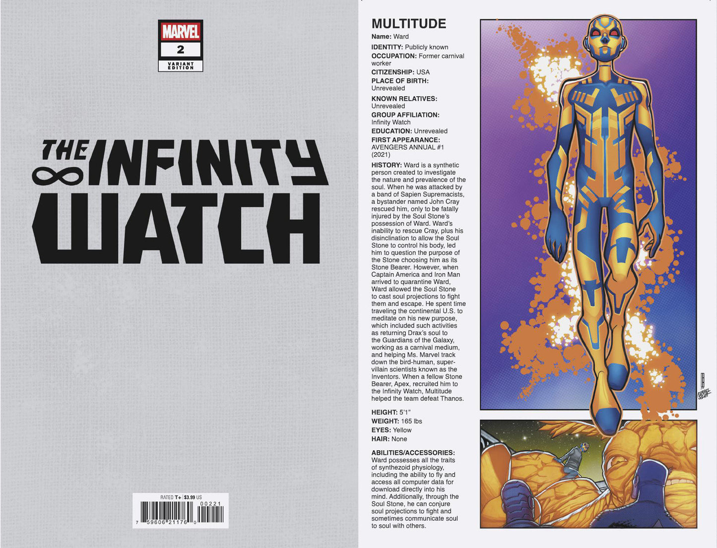 Infinity Watch (2024) #2 (of 5) David Baldeon Handbook Homage Variant