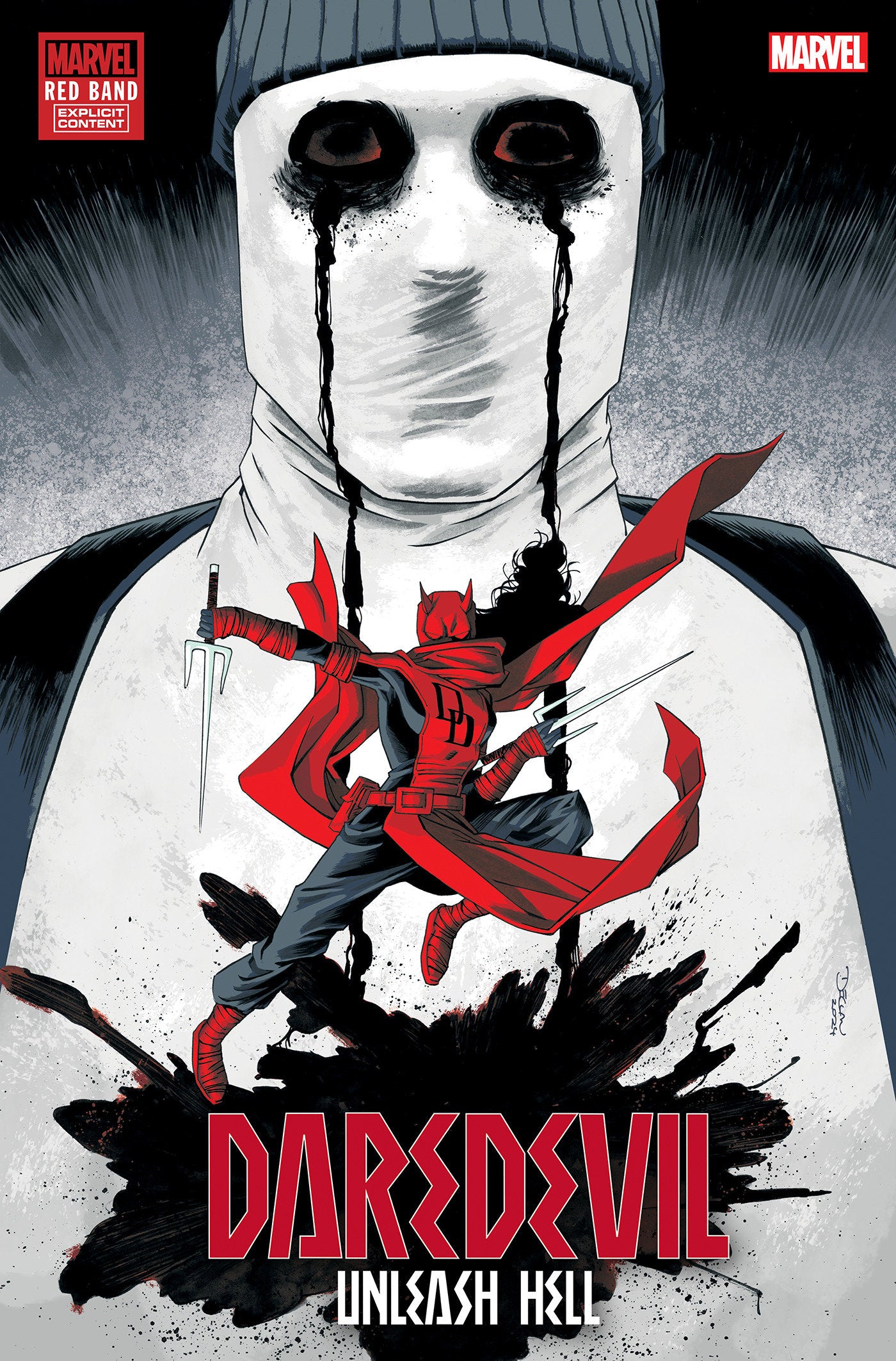 Daredevil: Unleash Hell - Red Band (2025) #2 Declan Shalvey 1:25 Variant [Polybagged]