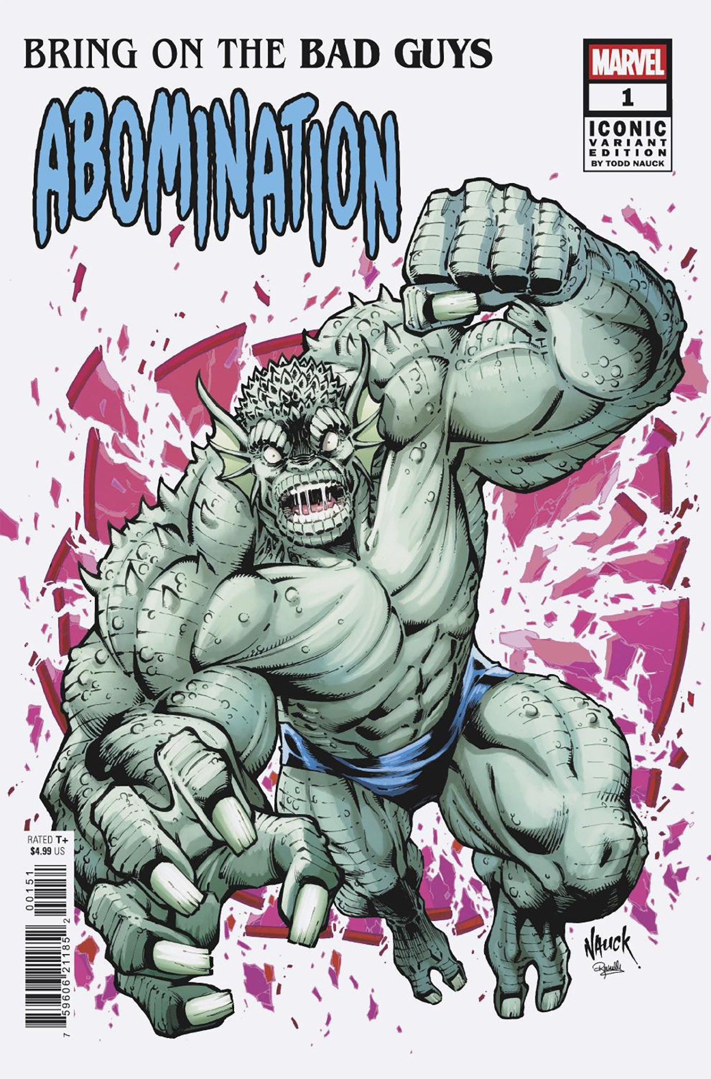 Bring On The Bad Guys: Abomination (2025) #1 Todd Nauck Iconic Variant