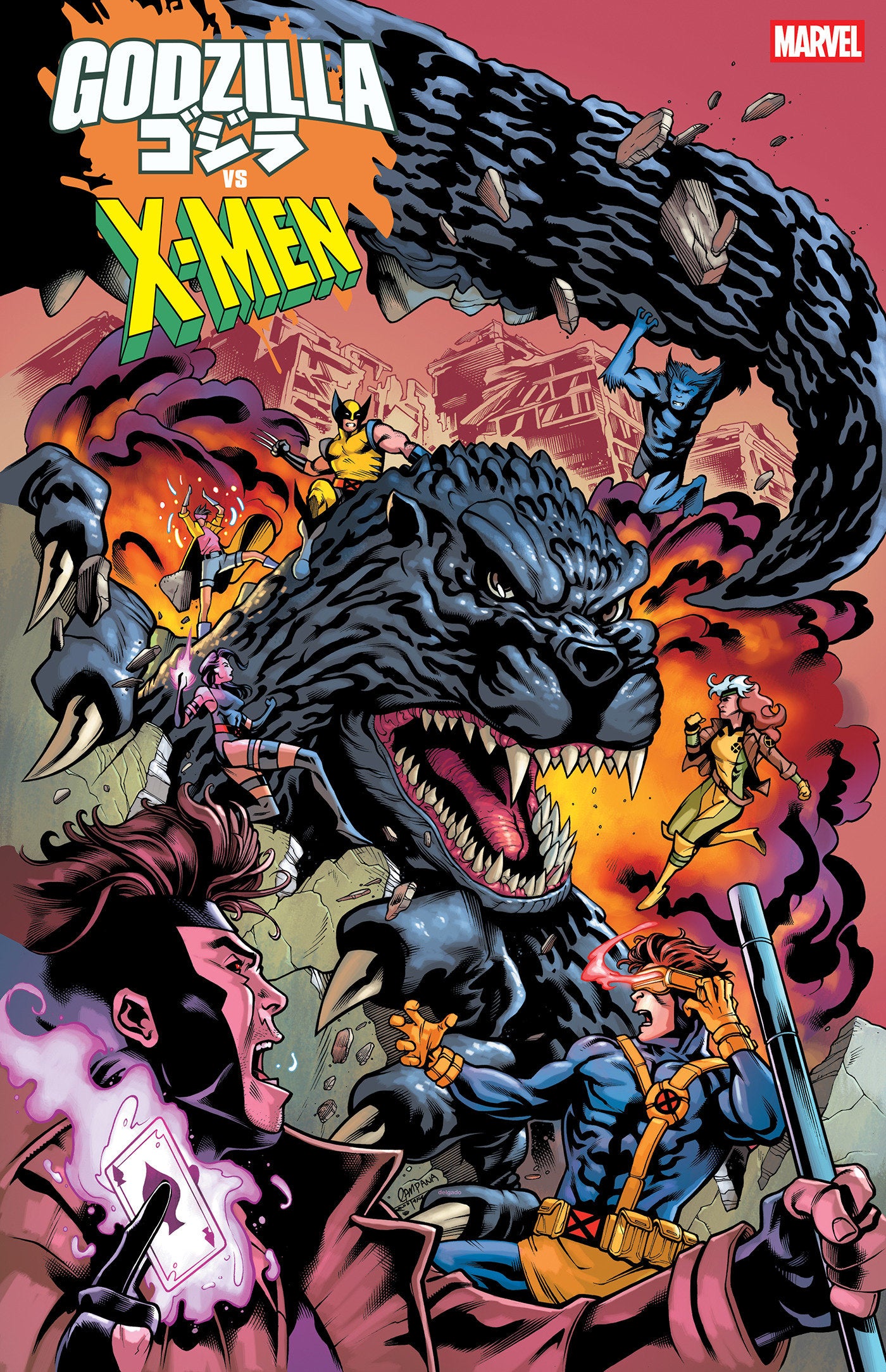 Godzilla vs X-Men (2025) #1 Chris Campana 1:25 Variant