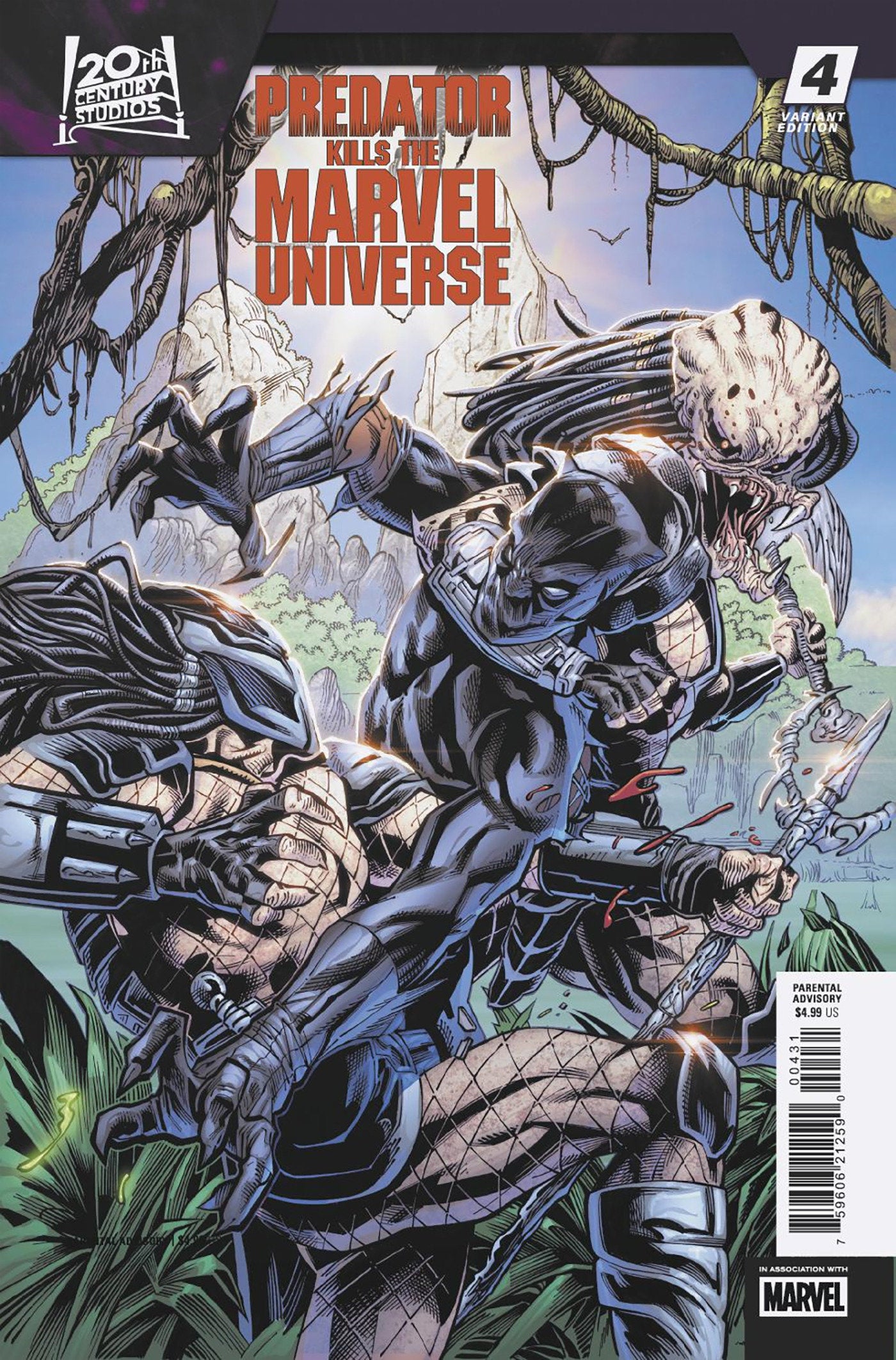 Predator Kills The Marvel Universe #4 Chris Campana Variant