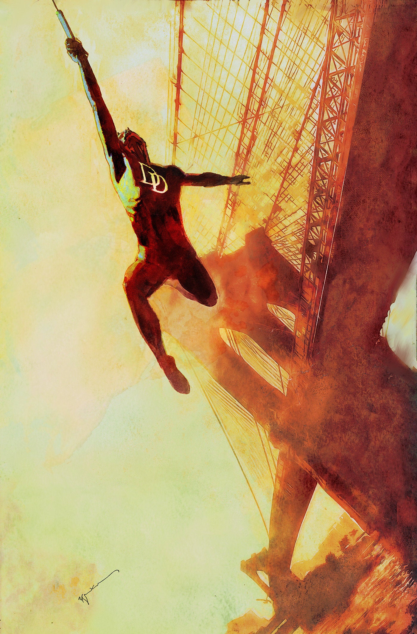 Daredevil #2 Bill Sienkiewicz 1:100 Virgin Variant