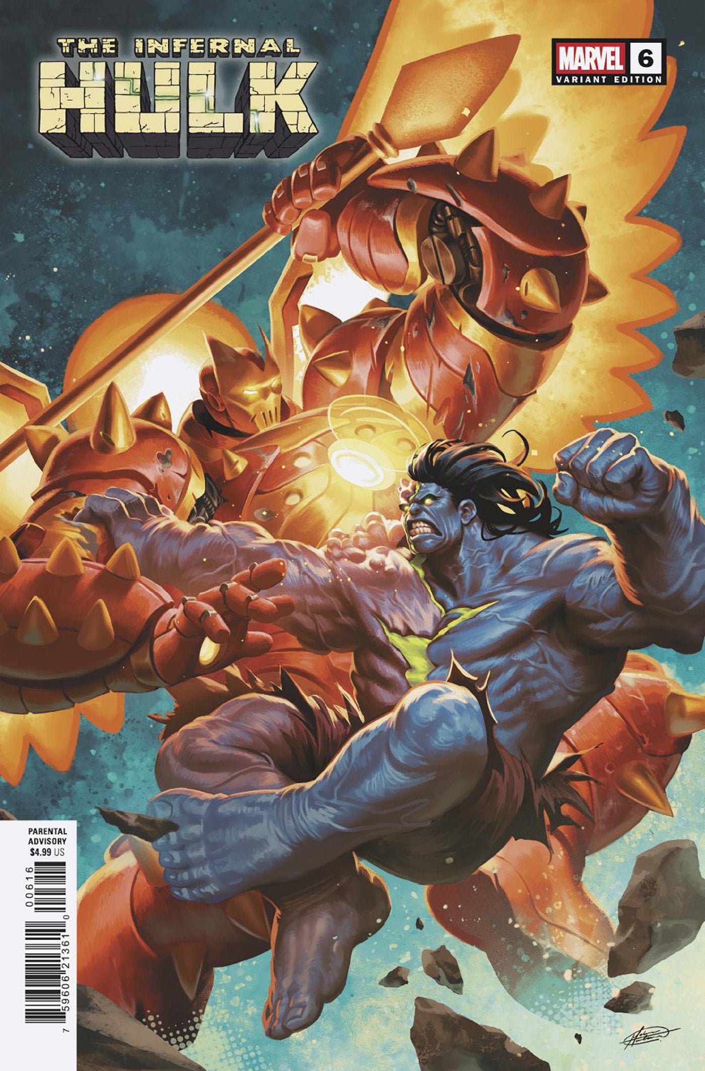 Infernal Hulk #6 Mateus Manhanini 1:25 Variant