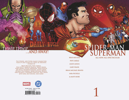 Marvel/DC: Spider-Man/Superman (2026) #1 Giuseppe Camuncoli Homage 1:25 Variant