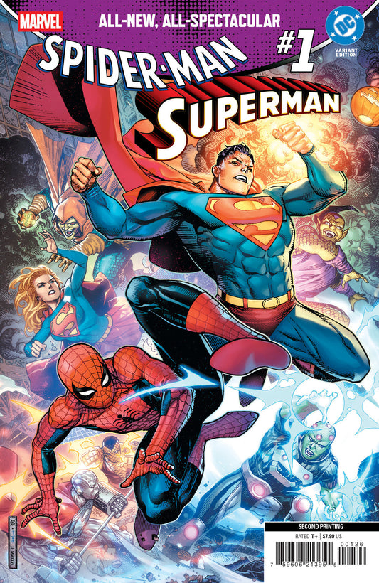 Marvel/DC: Spider-Man/Superman #1 (2nd Print) Jim Cheung Variant
