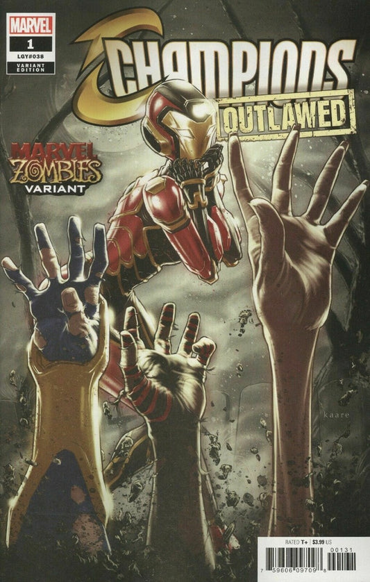 Champions (2020) #1 (of 5) Kaare Andrews Marvel Zombies Variant