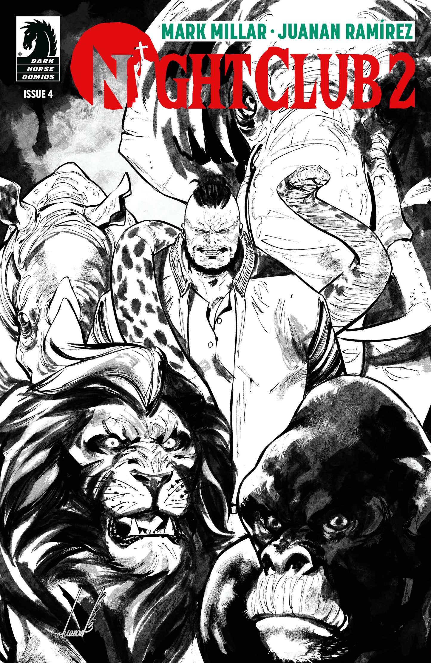 Night Club II (2024) #4 Cover B Black & White Ramirez (Mature)