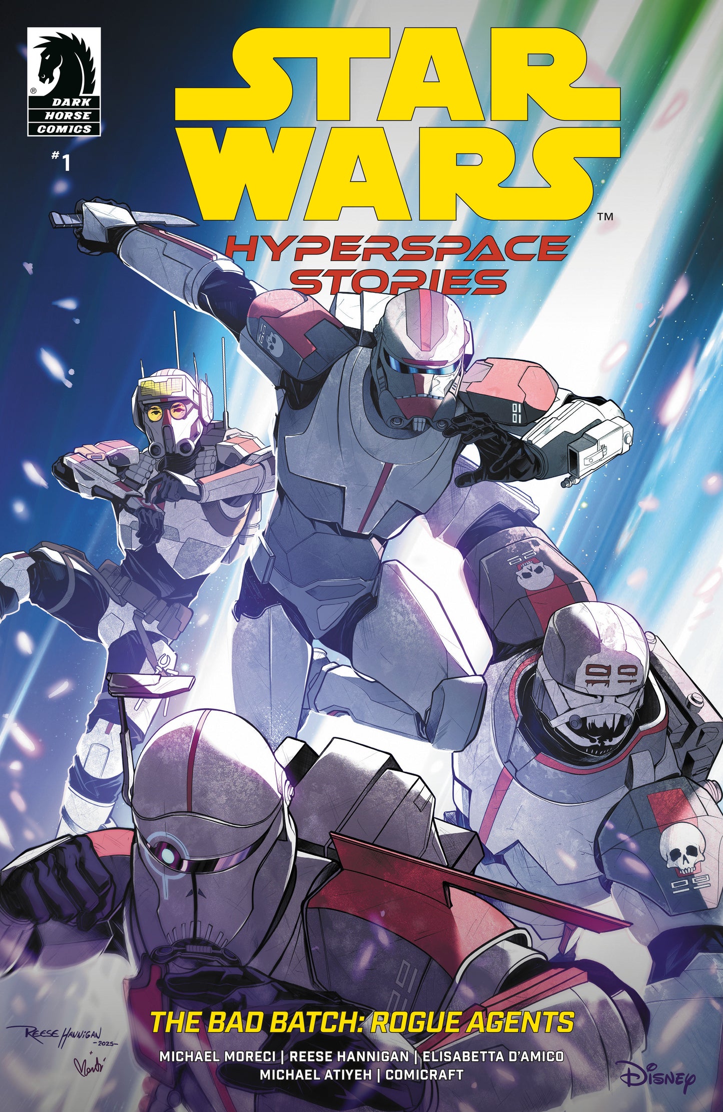 Star Wars: Hyperspace Stories: The Bad Batch  Rogue Agents #1 (Variant Cover C) (Reese Hannigan)