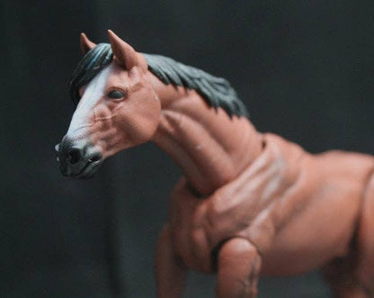 REDUCED NOW $15!! MIGHTY STEEDS - BASIC HORSE ACTION FIGURE: SOCKS