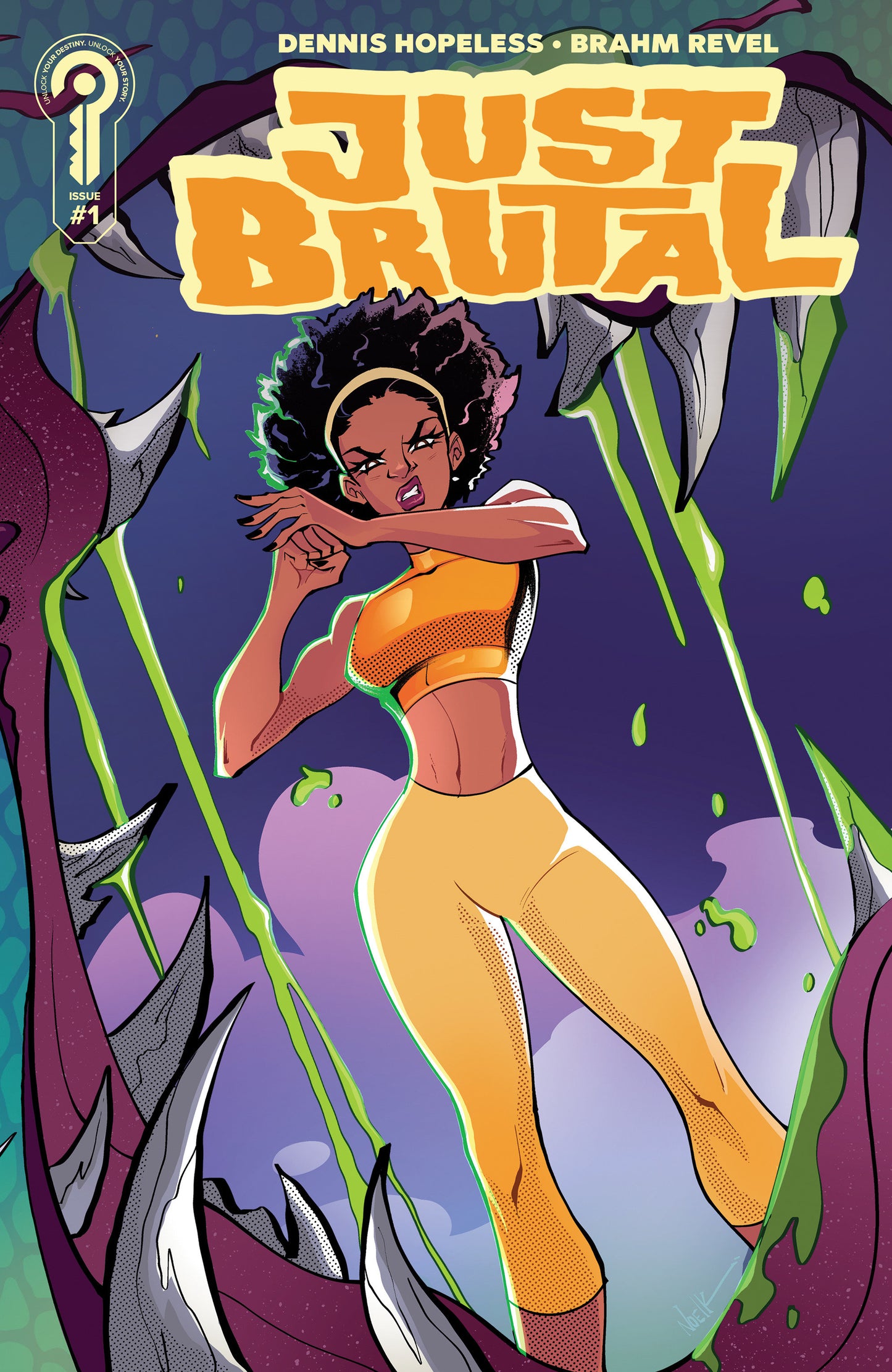 Just Brutal #1 Cover C Noel Kelly 1:10 Variant
