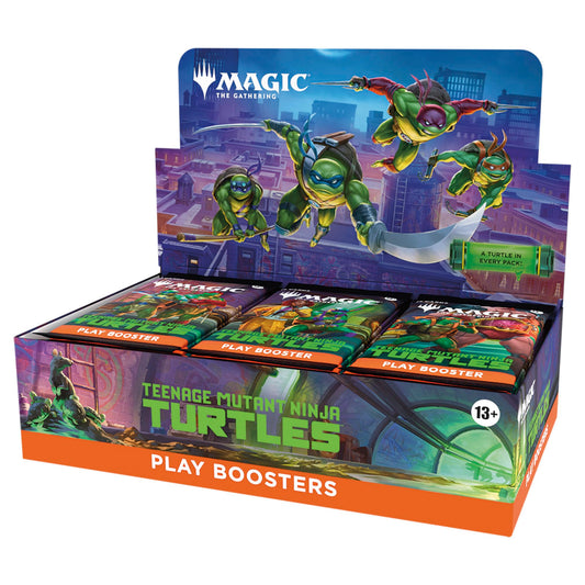 Magic The Gathering CCG Teenage Mutant Ninja Turtles Play Booster pack full box
