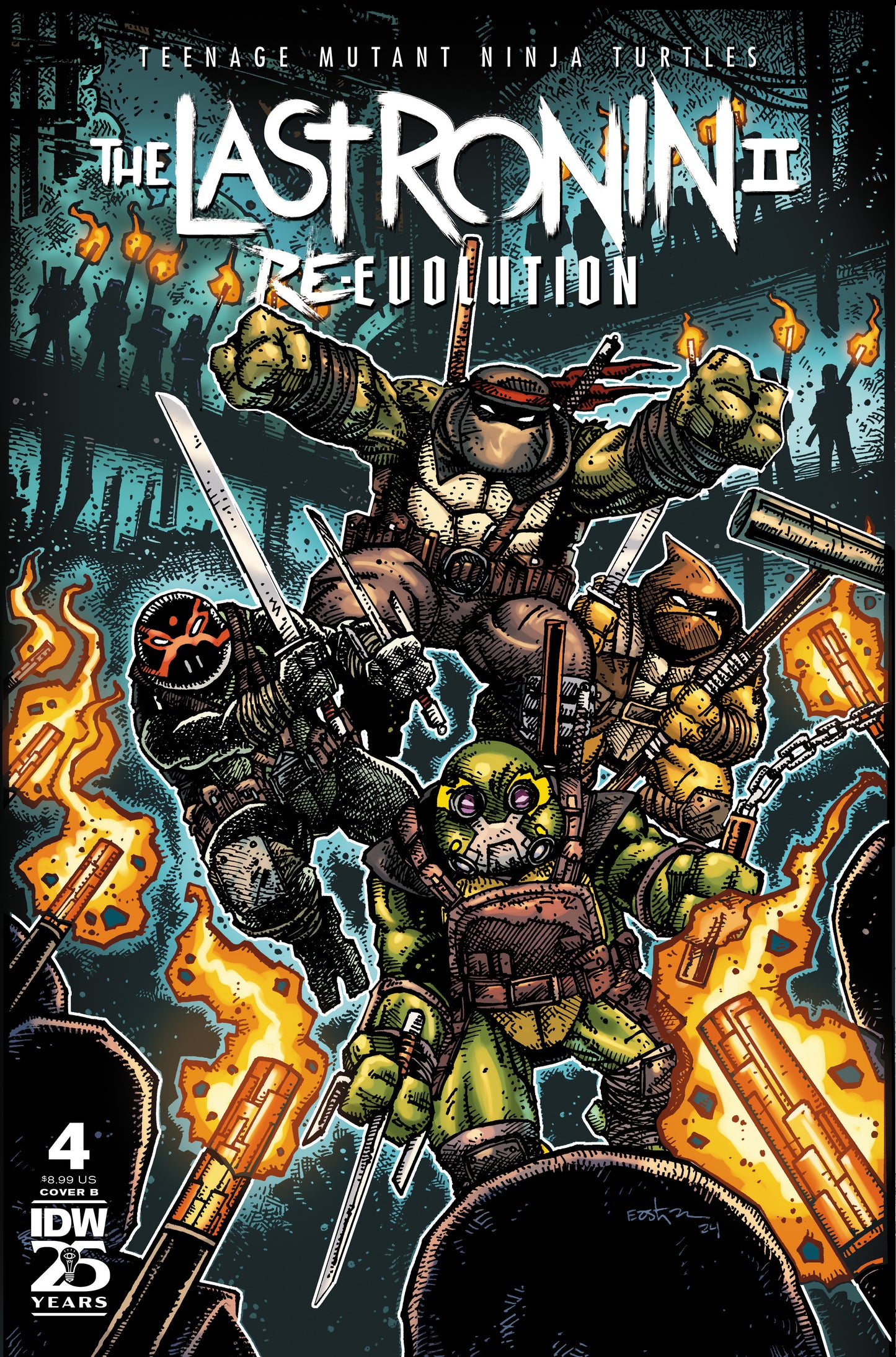 Teenage Mutant Ninja Turtles: The Last Ronin II Re-Evolution (2024) #4 Variant B Eastman