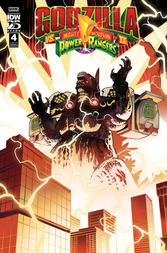 Godzilla vs The Mighty Morphin Power Rangers II (2024) #4 Cover A