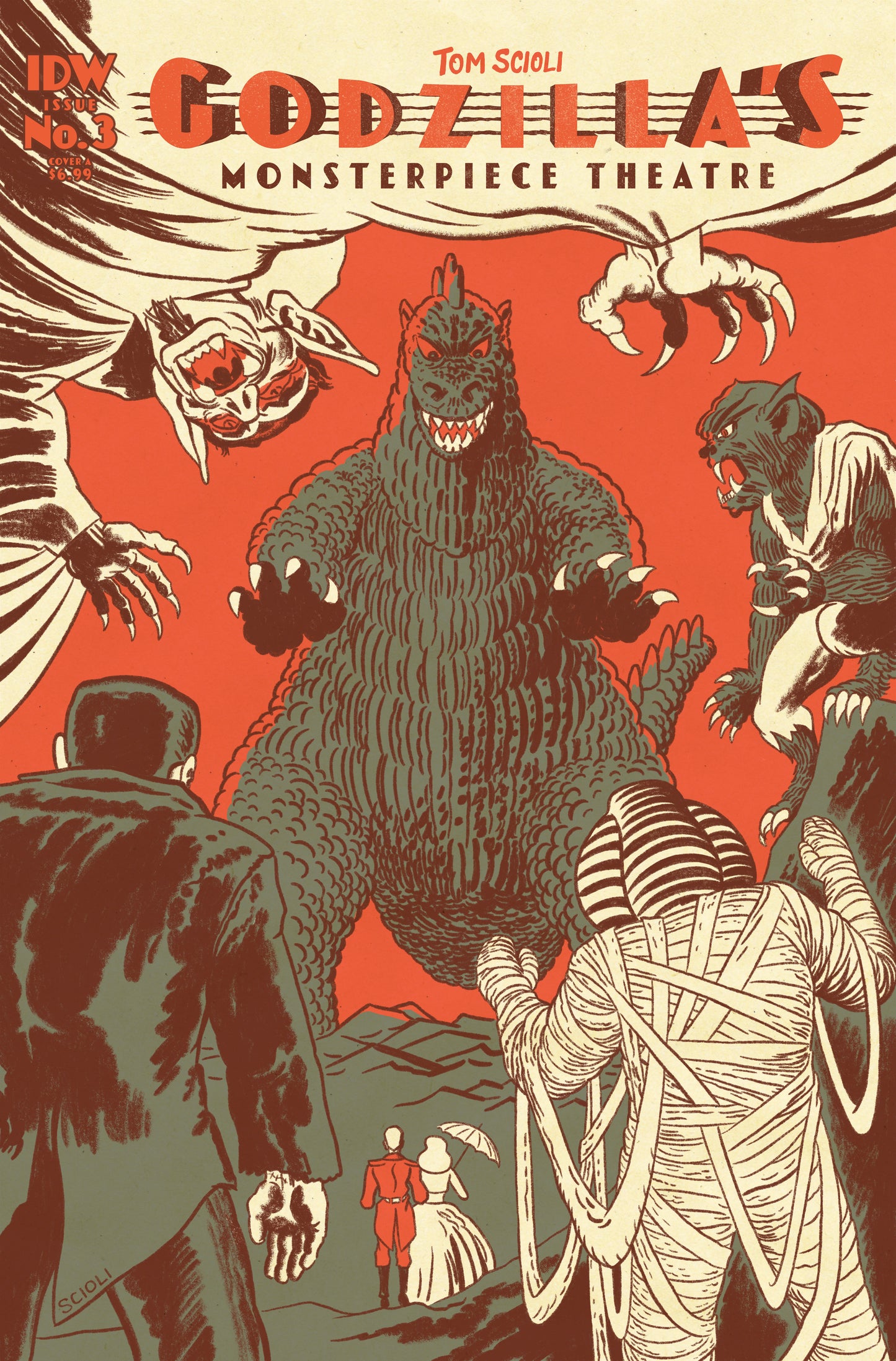 Godzilla’s Monsterpiece Theatre (2024) #3 Cover A Scioli