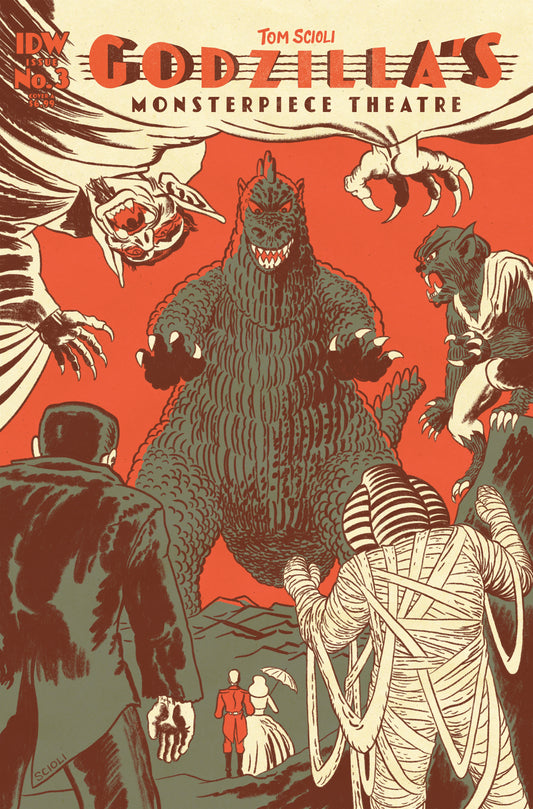 Godzilla’s Monsterpiece Theatre (2024) #3 Cover A Scioli