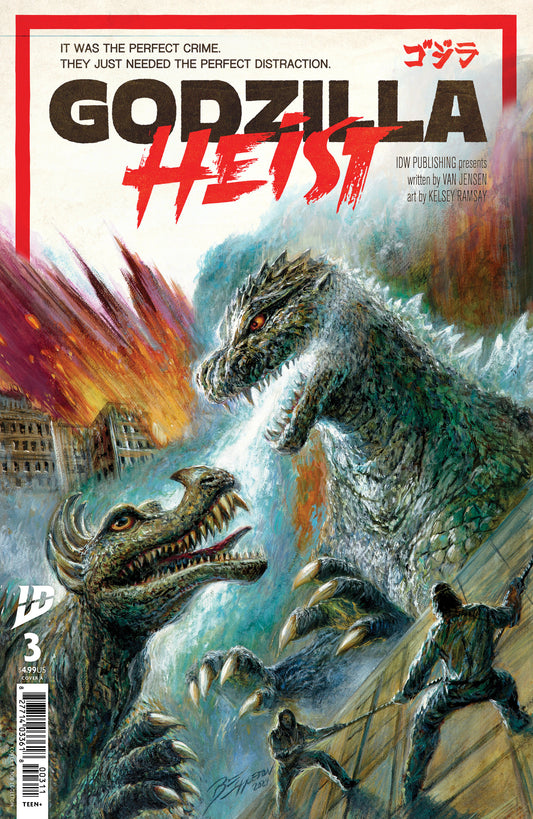 Godzilla: Heist (2025) #3 Cover A Eggleton