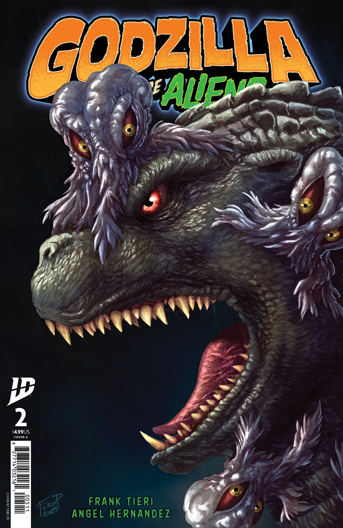 Godzilla: Here There Be Aliens (2025) #2 Cover A Pe