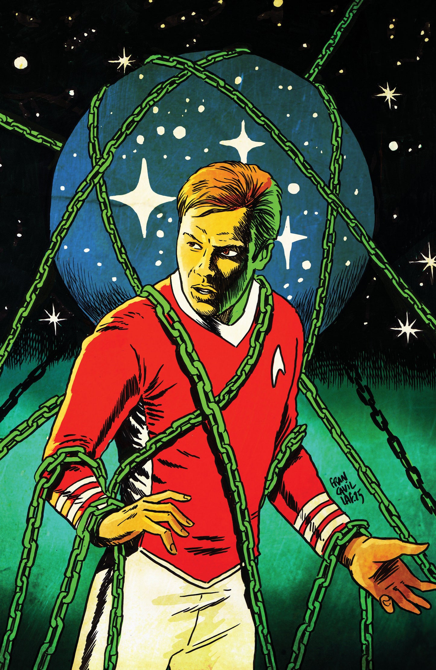 Star Trek: The Last Starship #6 Variant Ri 1:15 (Francavilla Full Art)