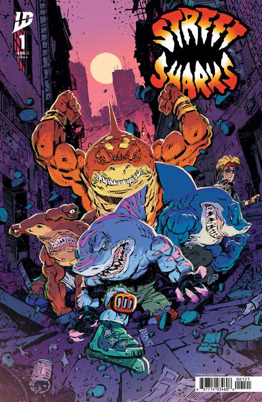 Street Sharks #1 Variant B (Corona)