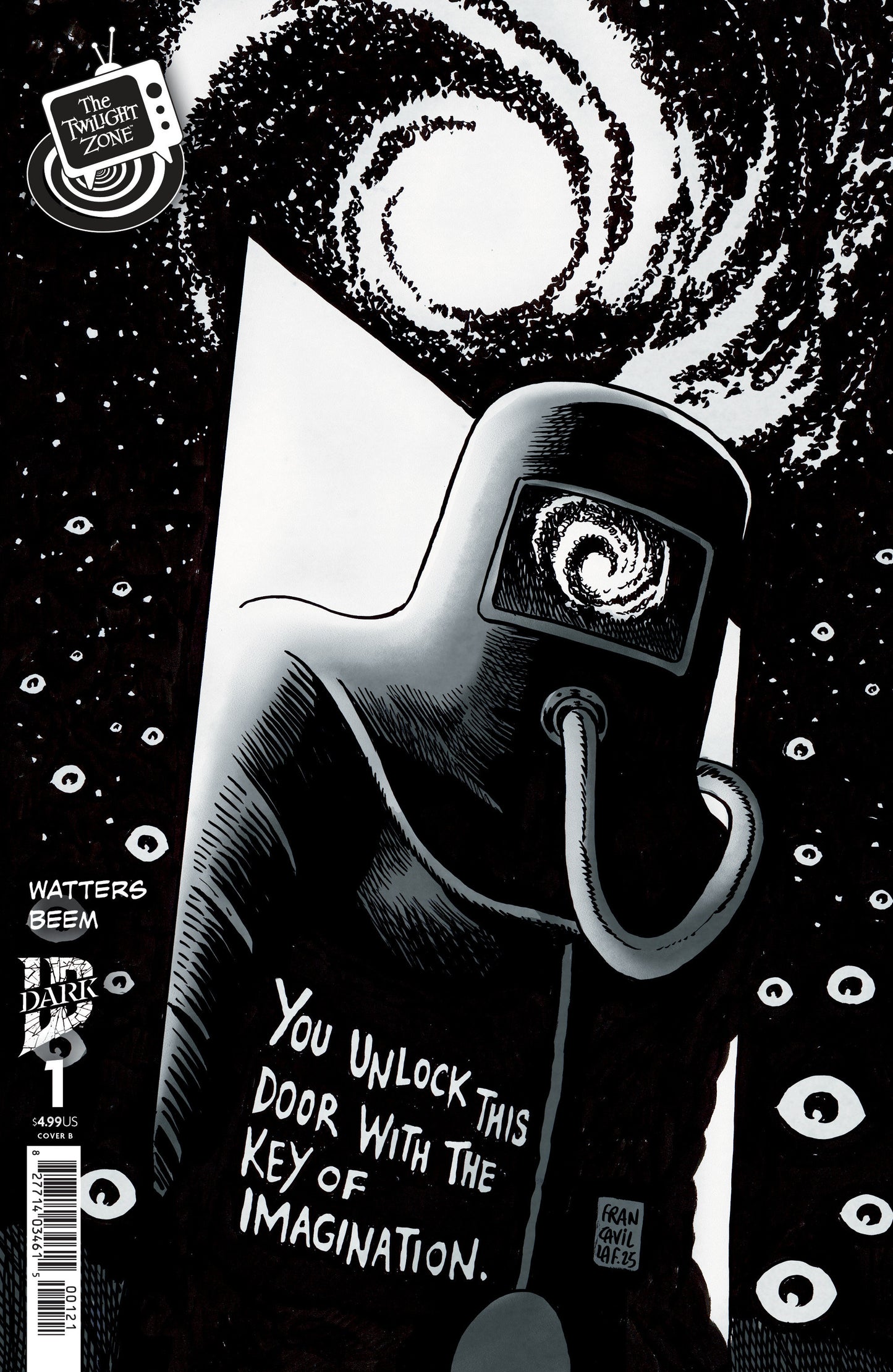 Twilight Zone #1 Variant B (Francavilla Connecting Cover)
