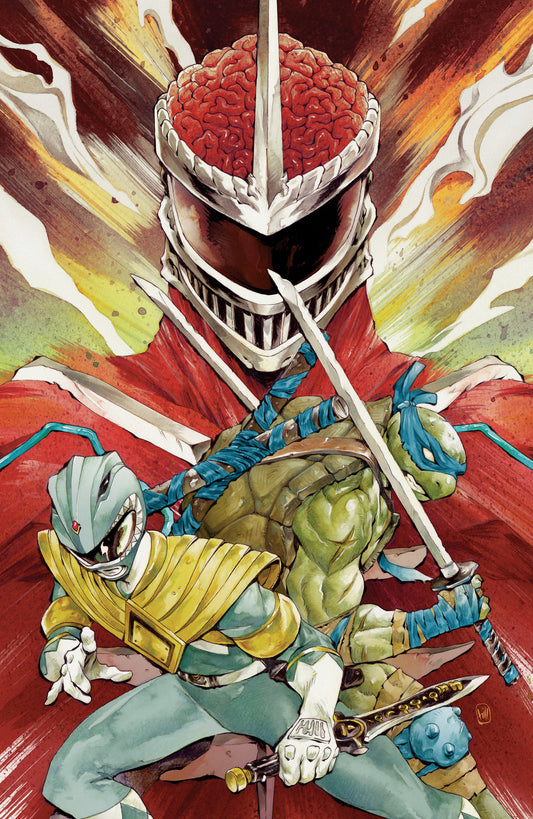 Mighty Morphin Power Rangers/Teenage Mutant Ninja Turtles III #4 F 1:25 Variant Edition (Full Art, Hill)