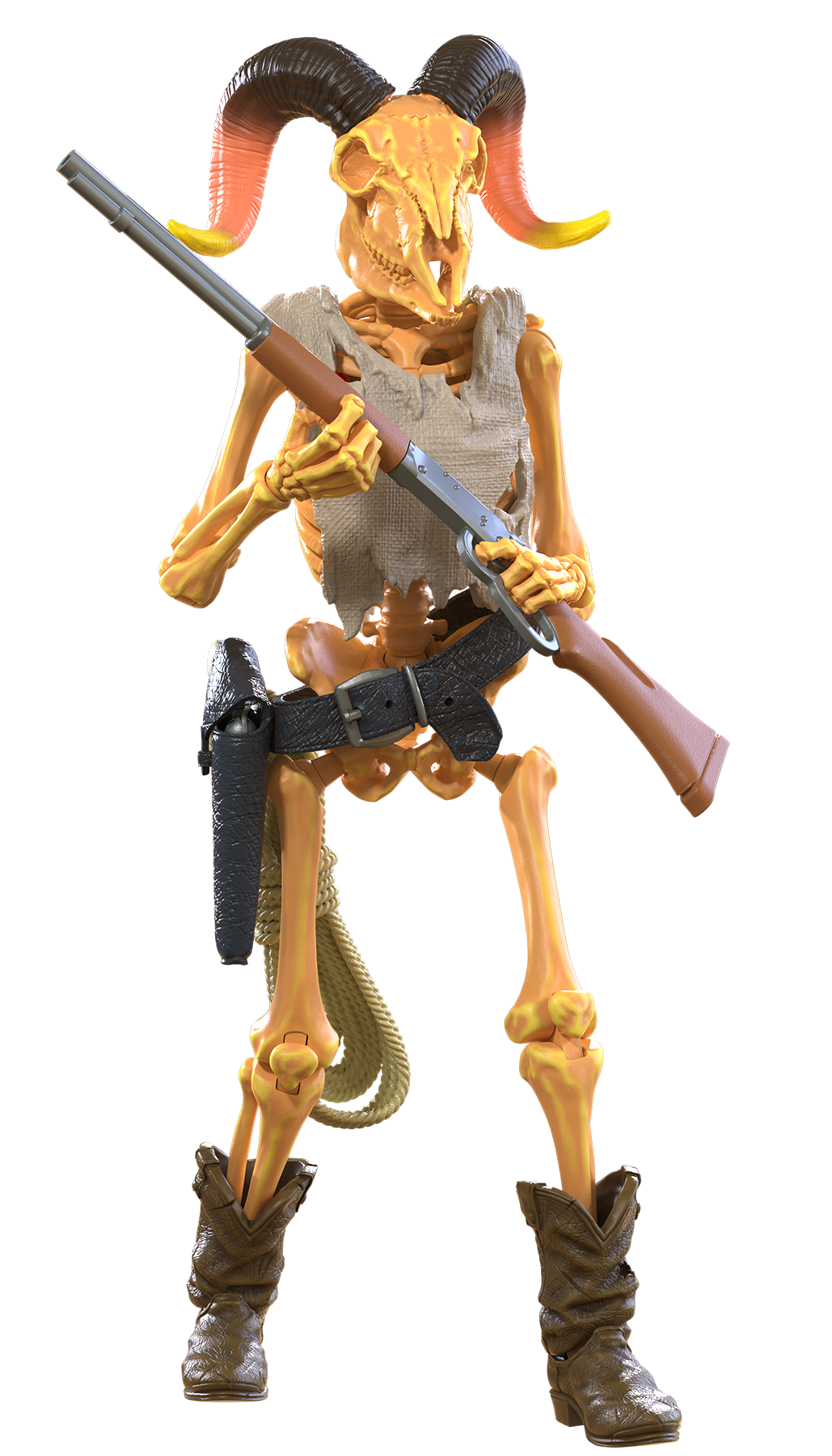 Epic H.A.C.K.S. Action Figure: The Outlaw Skeleton