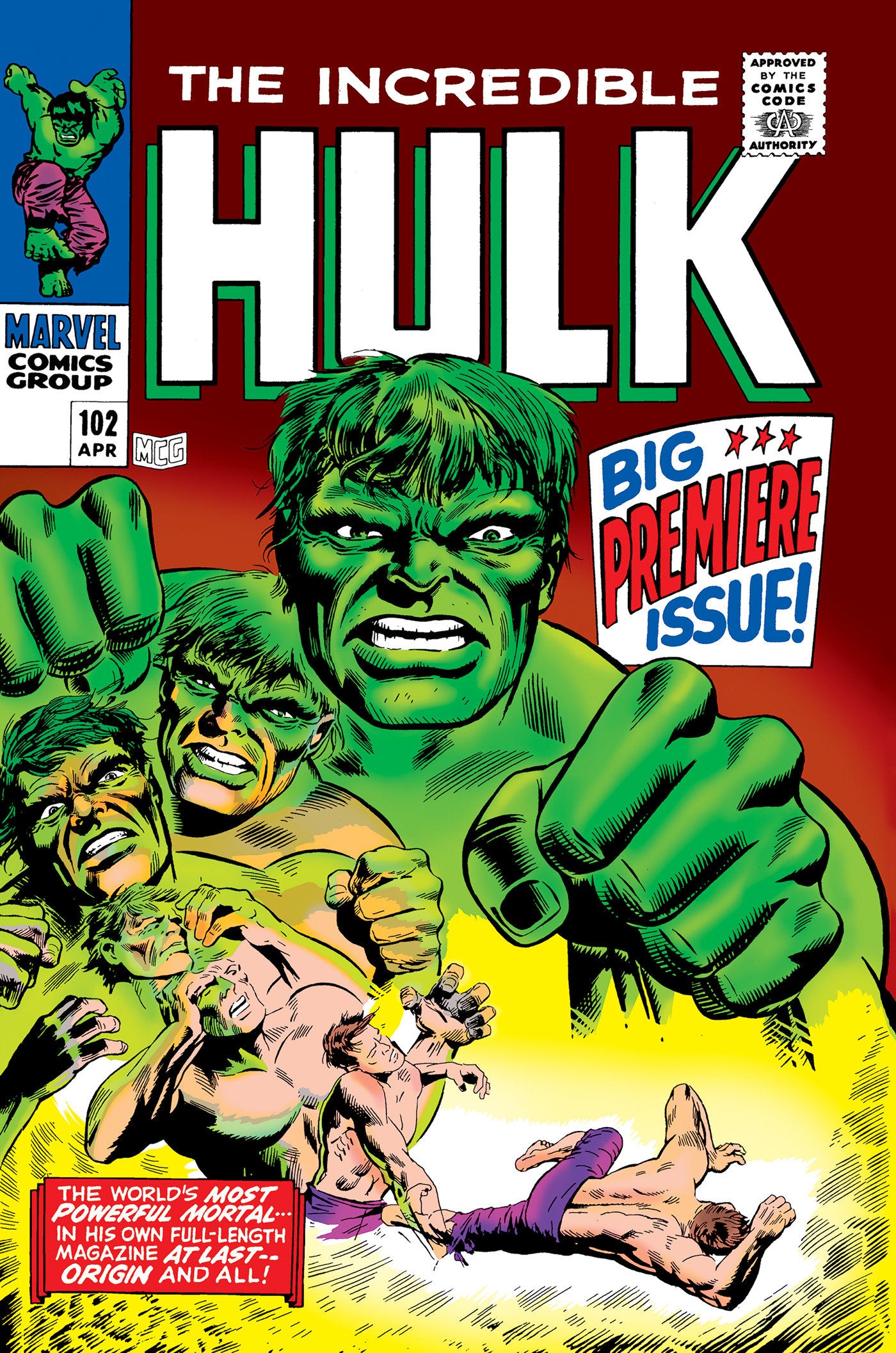 Mighty Marvel Masterworks: Incredible Hulk Vol 04: Let There Be Battle TPB Direct Market Cover