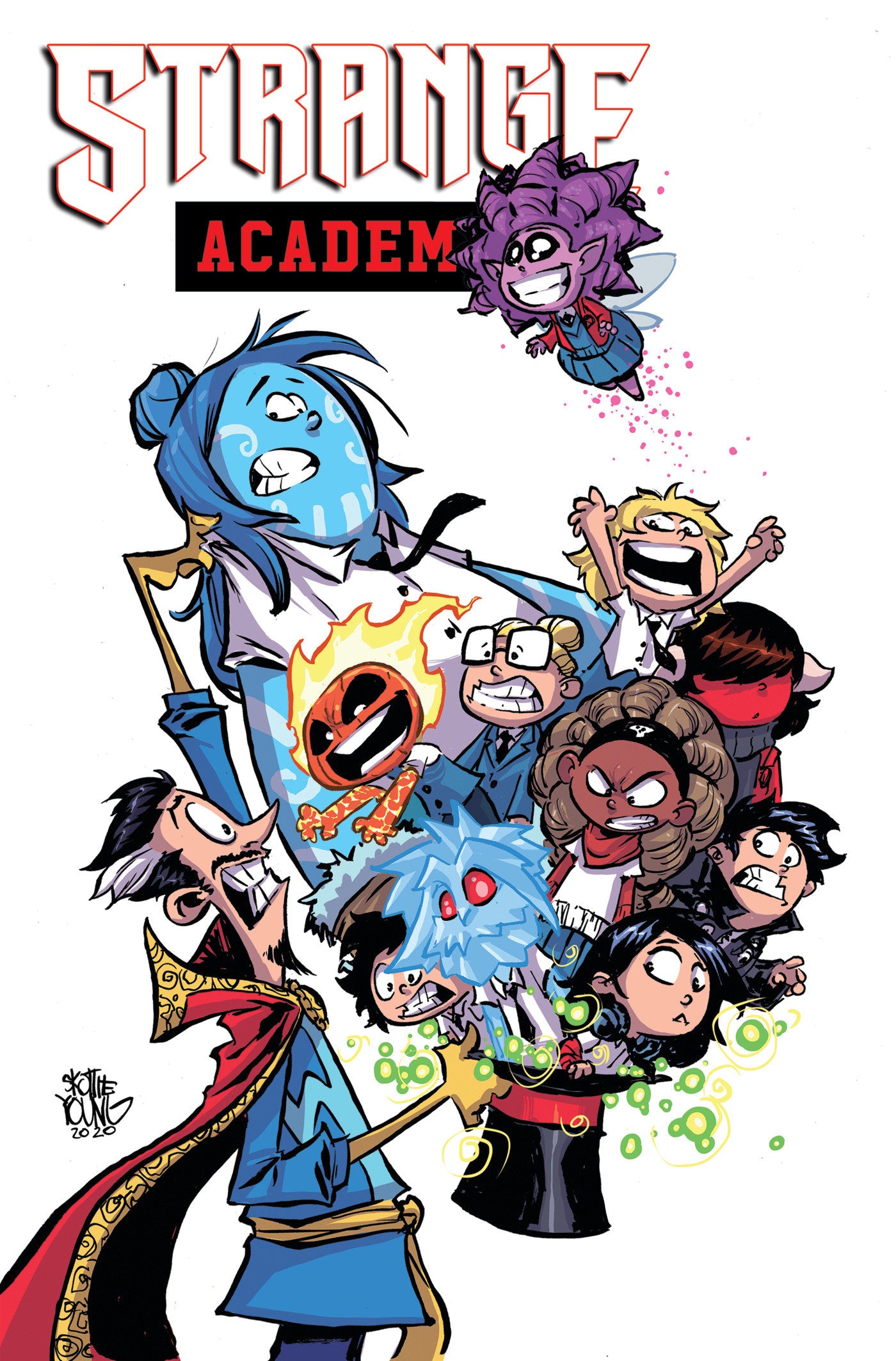 Strange Academy Omnibus HC Skottie Young cover