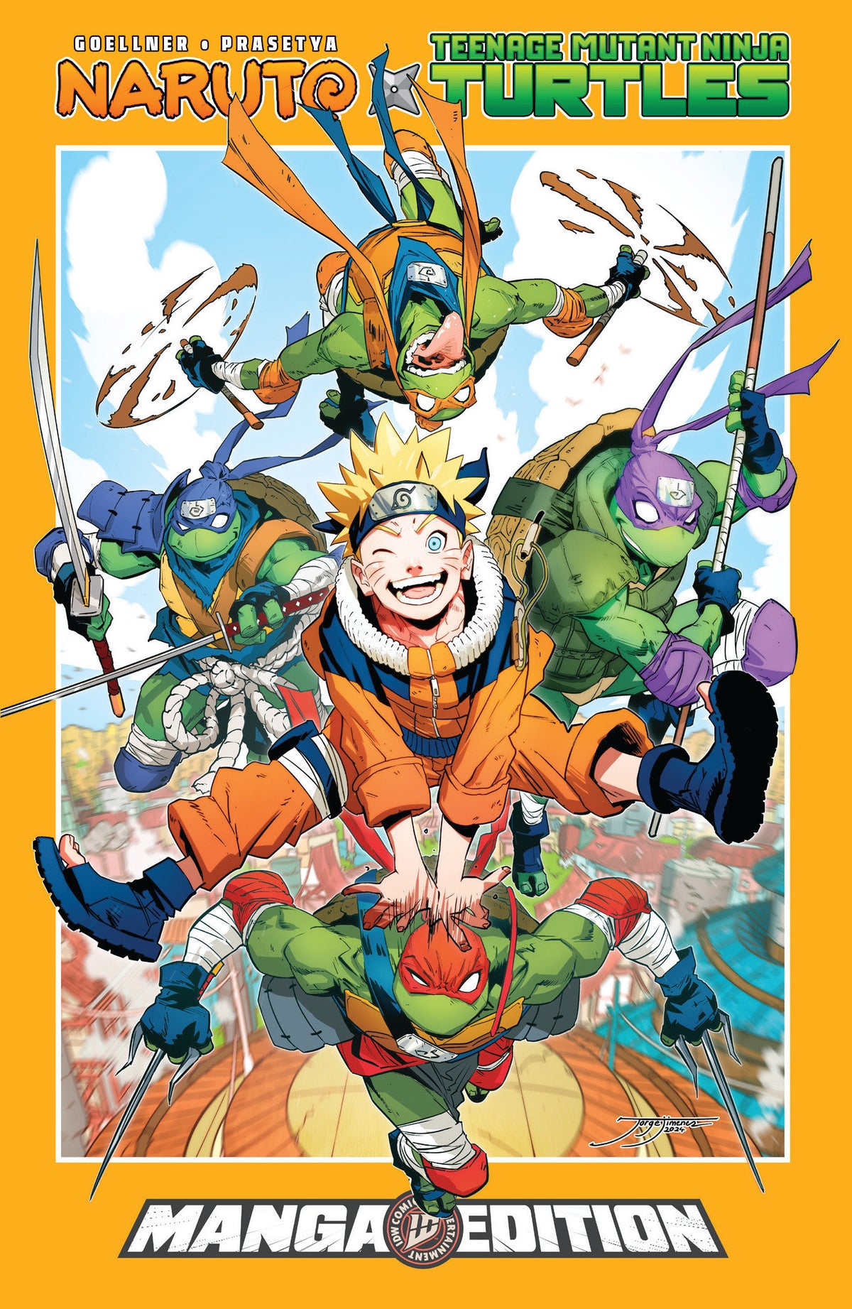 Naruto X Teenage Mutant Ninja Turtles (Manga Style Edition)