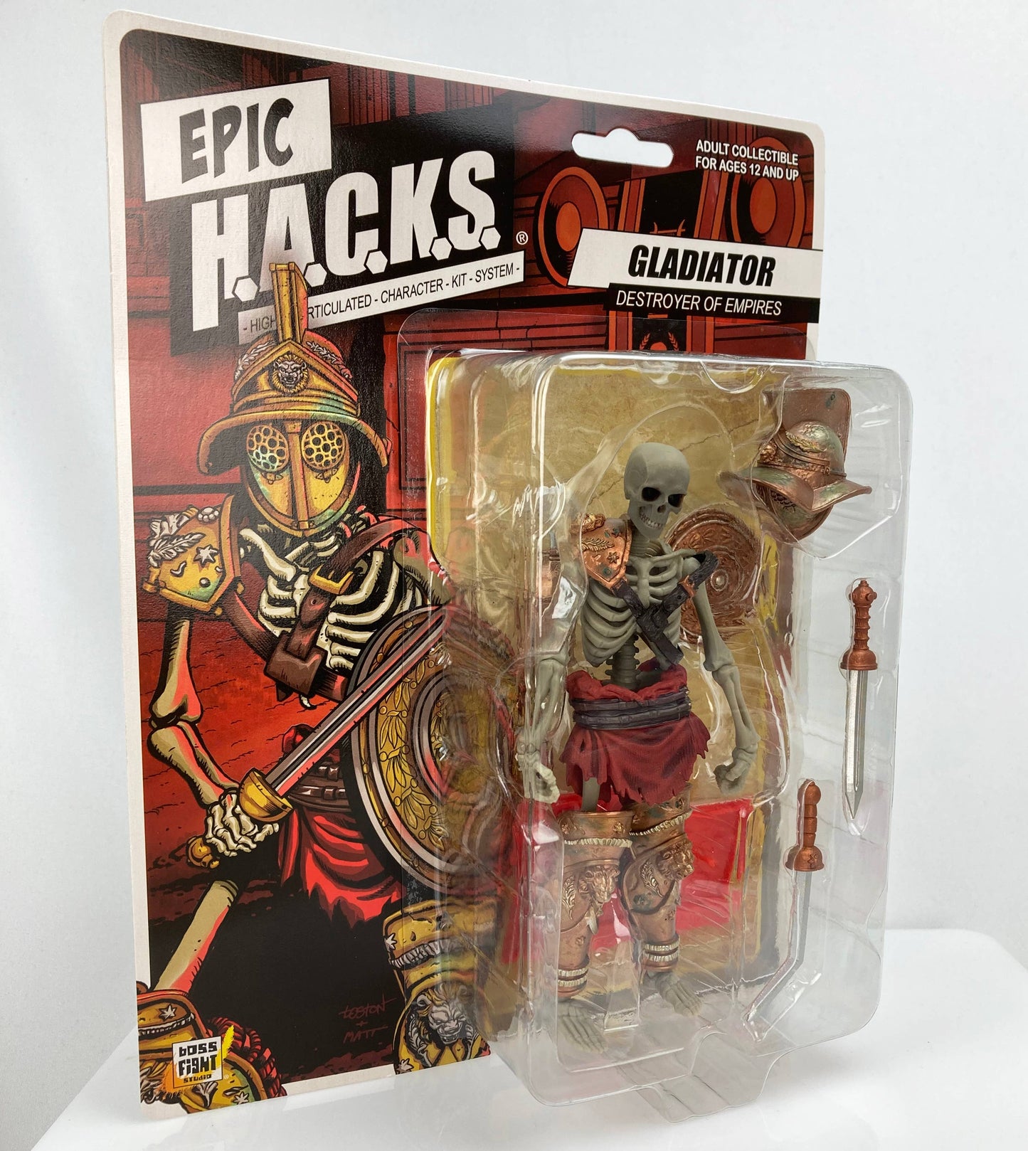 Epic H.A.C.K.S. Action Figure: Spartan Warrior Skeleton