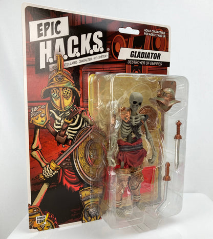 Epic H.A.C.K.S. Action Figure: Spartan Warrior Skeleton