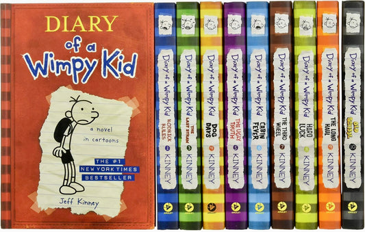 Diary of a Wimpy Kid Box of Books 1–10 Hardcover Gift Set