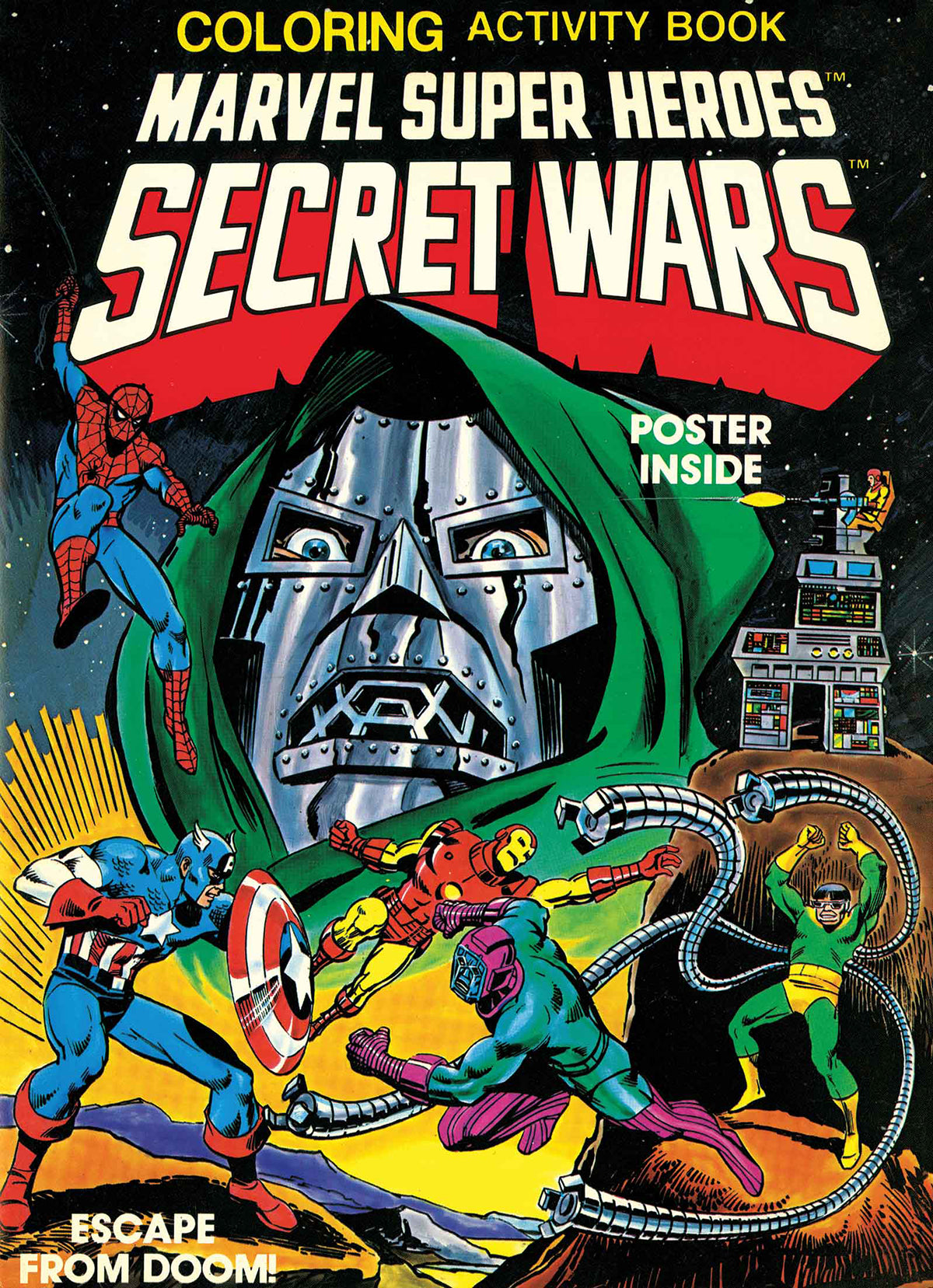 Marvel Super Heroes Secret Wars Activity Book Facsimile Collectors TPB
