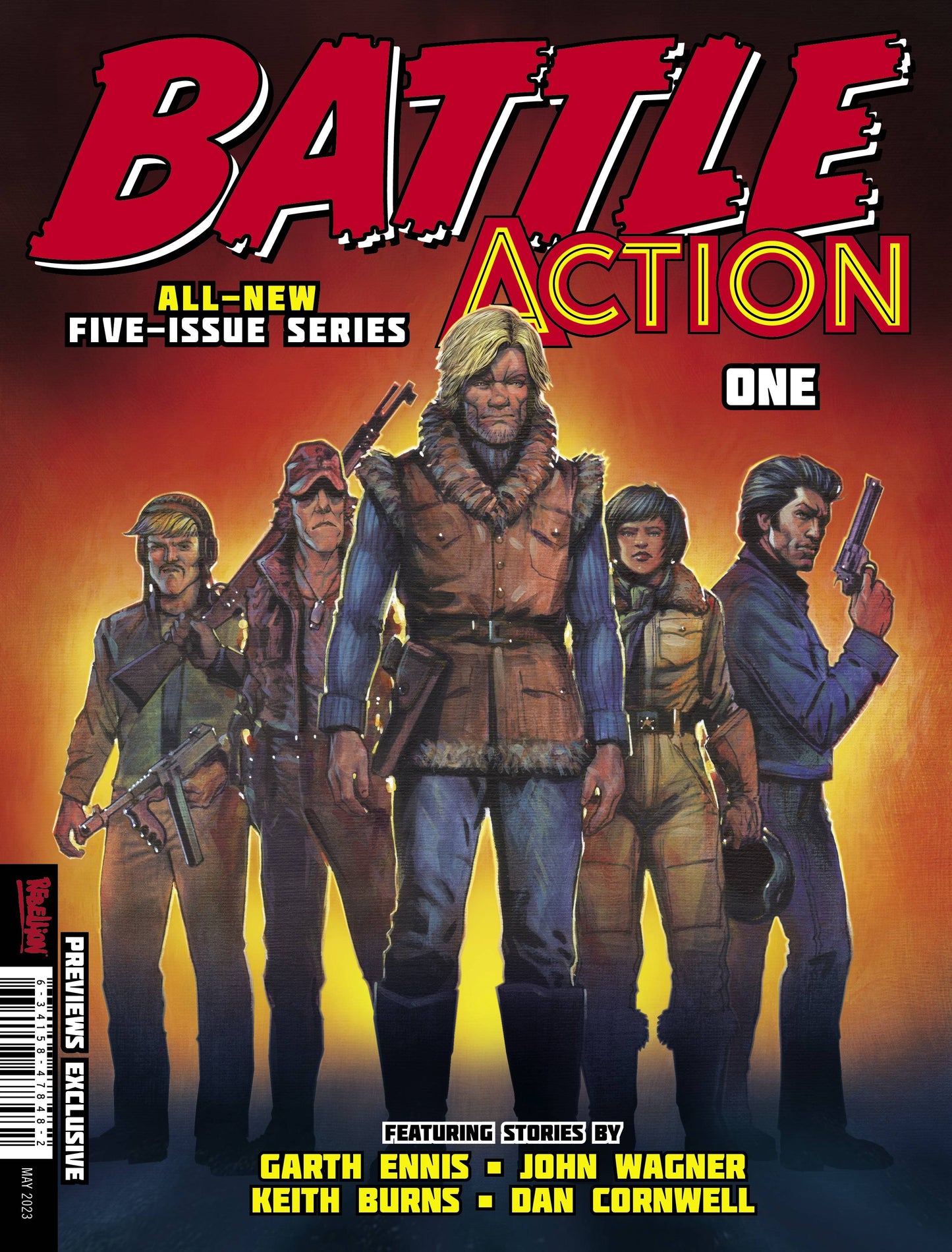 Battle Action (2023) #1 (of 5) Diamond Uk Exclusive Variant (Mature)