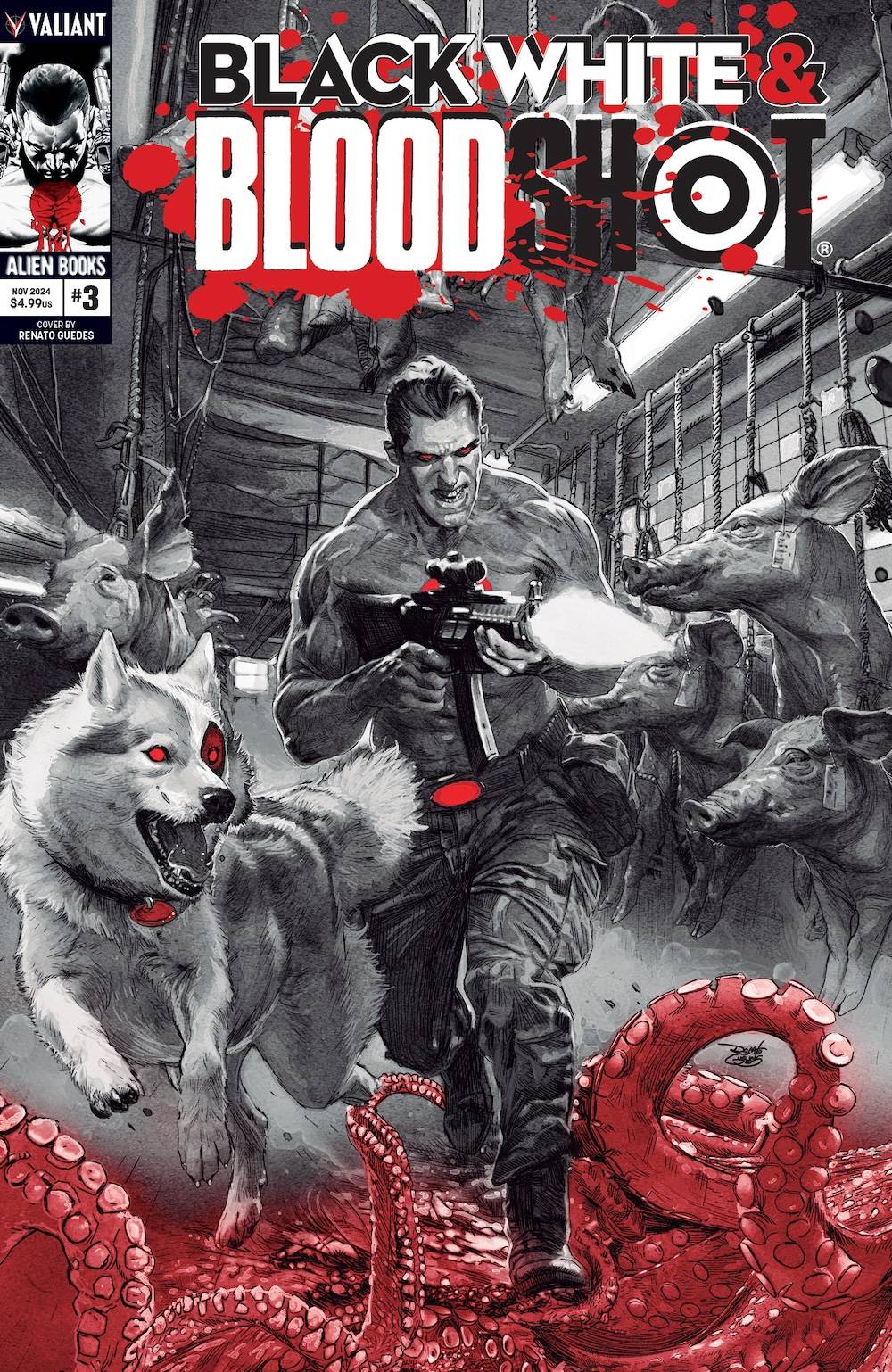 Black White & Bloodshot (2024) #3 (of 4) Cover A Guedes (Mature)