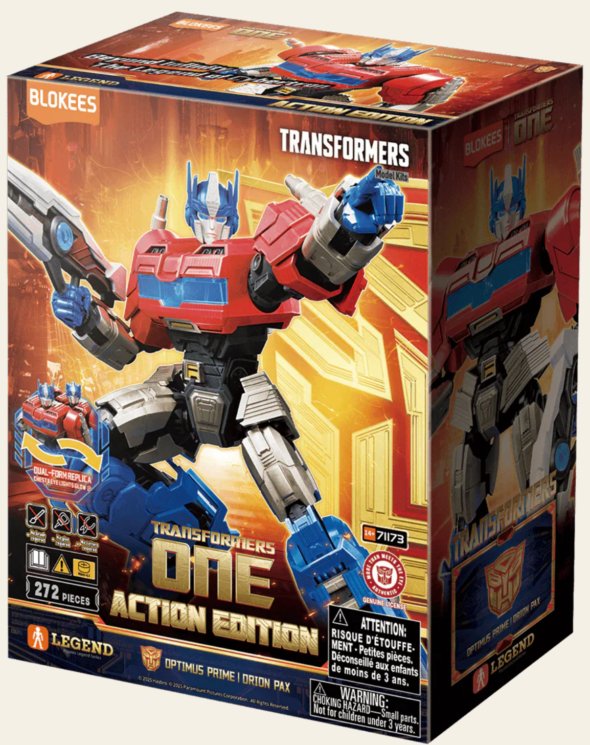 BLOKEES Transformers One Action Edition: Optimus Prime / Orion Pax
