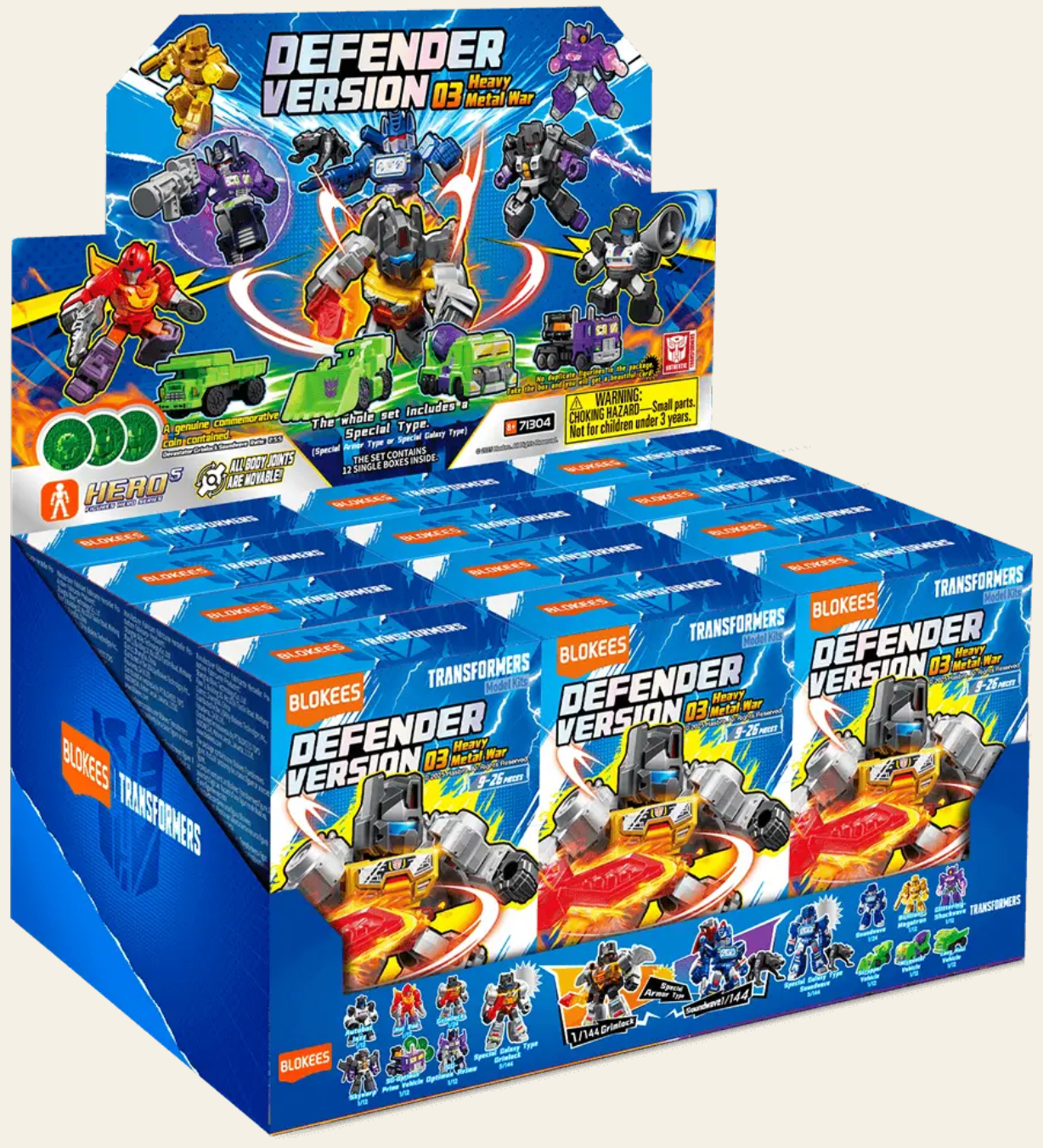 Blokees Transformers - Defender Version 03 : Heavy Metal War - FULL CASE