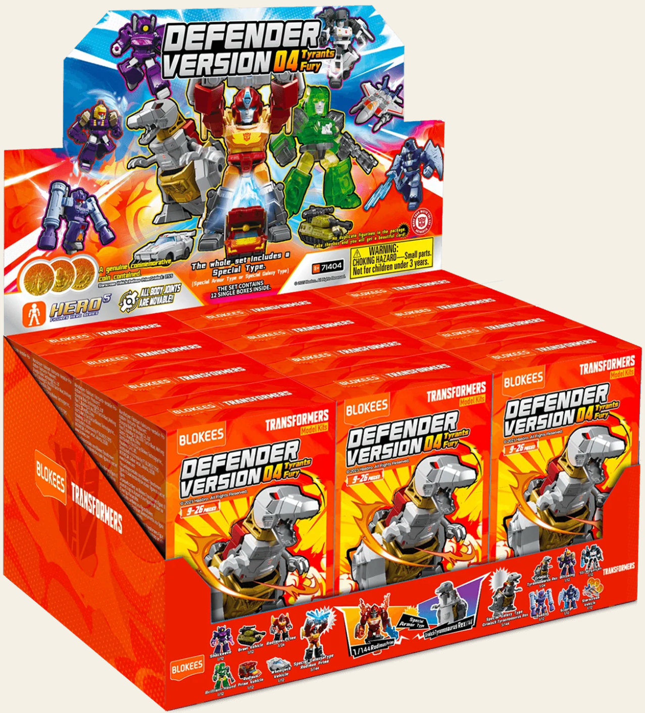 Blokees Transformers - Defender Version 04 : Tyrants Fury - FULL CASE