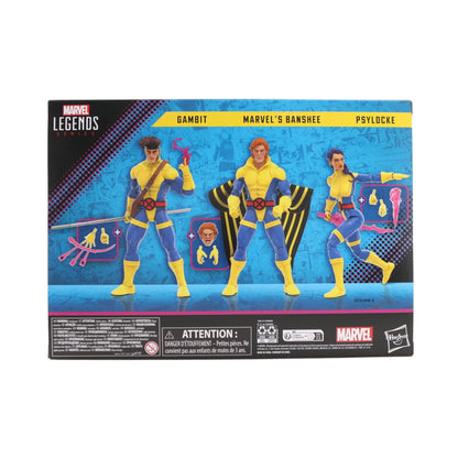 Marvel Legends 6 Inch Set | Banshee, Gambit, & Psylocke