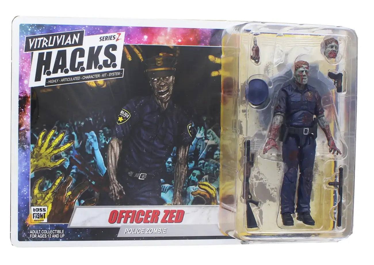 Vitruvian H.A.C.K.S. Action Figure: Series Z - OFFICER ZED