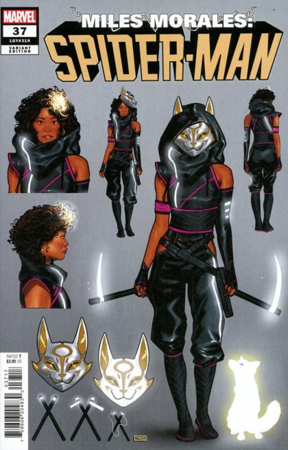 Miles Morales: Spider-Man (2022) #37 Taurin Clarke 1:10 Design Variant
