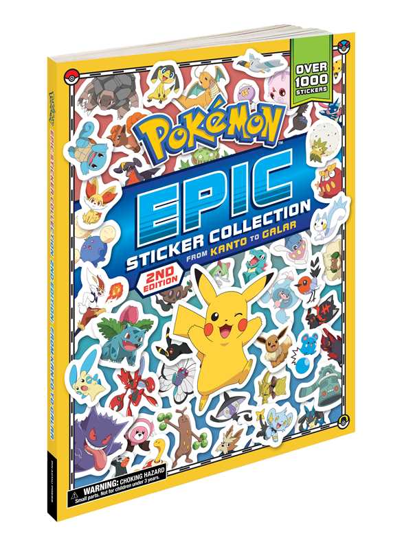 Pokémon Epic Sticker Collection: From Kanto to Galar