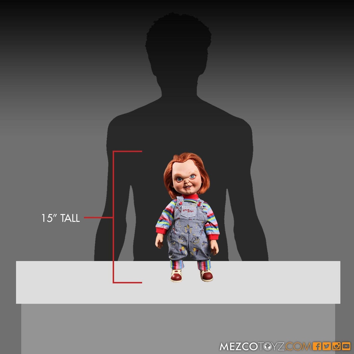 Child's Play 15" Good Guy Chucky Talking Action Figure